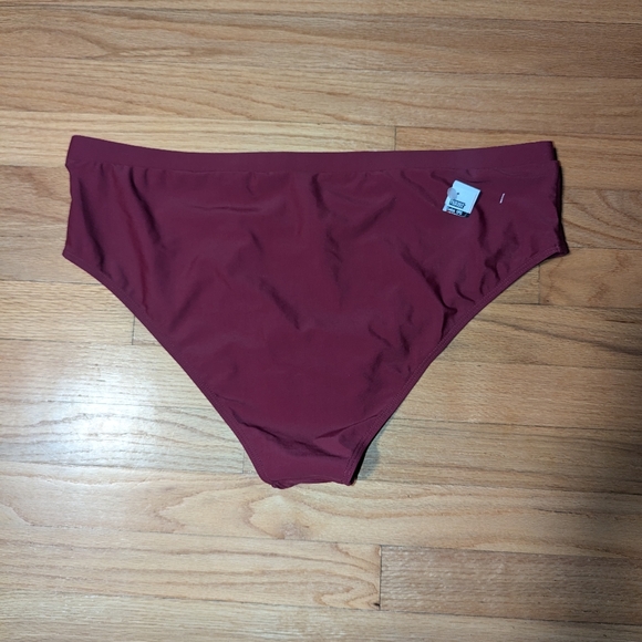 Wine Berry Bikini Swim Bottom Medium Coverage - Picture 8 of 12